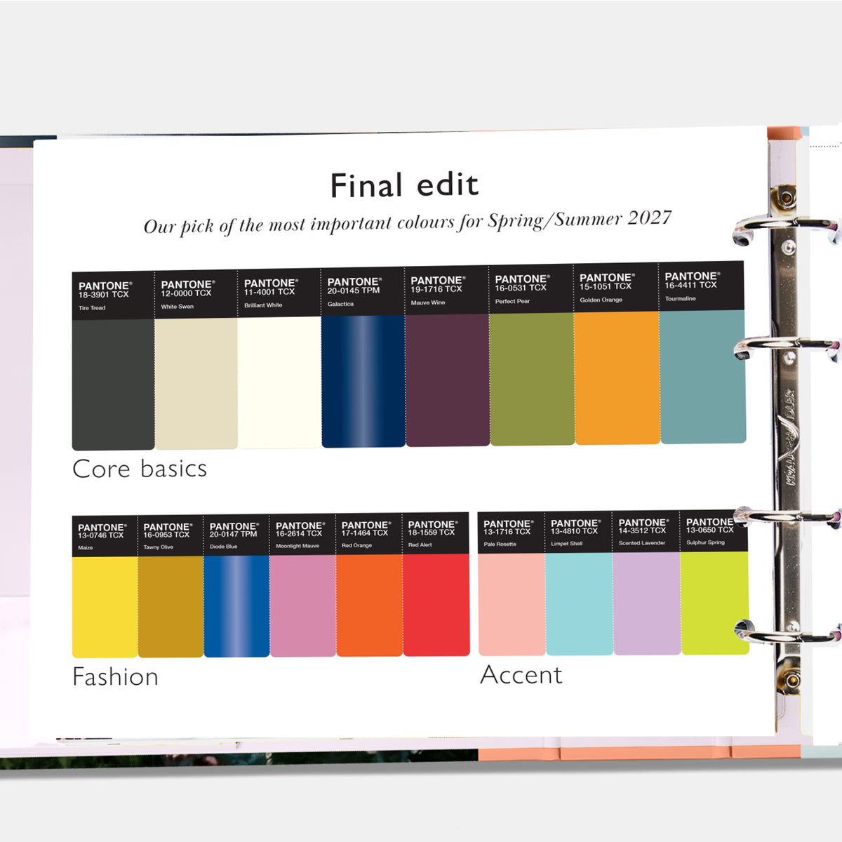 PANTONEVIEW Colour Planner Autumn/Winter 26/27 (Pre-Order Now)